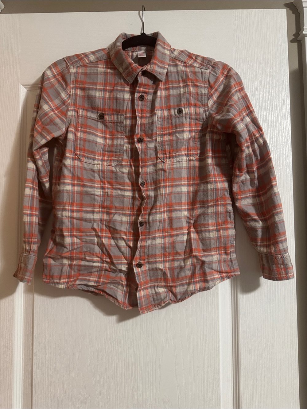 Boys Plaid Button-Up Shirt